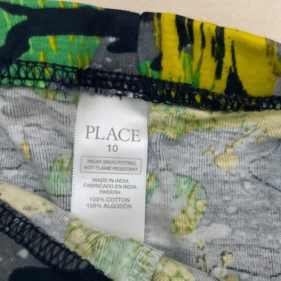 Pajamas Dinosaur Camouflage from Children's Place 2pc Set Boys 10 **NWT - Picture 5 of 5